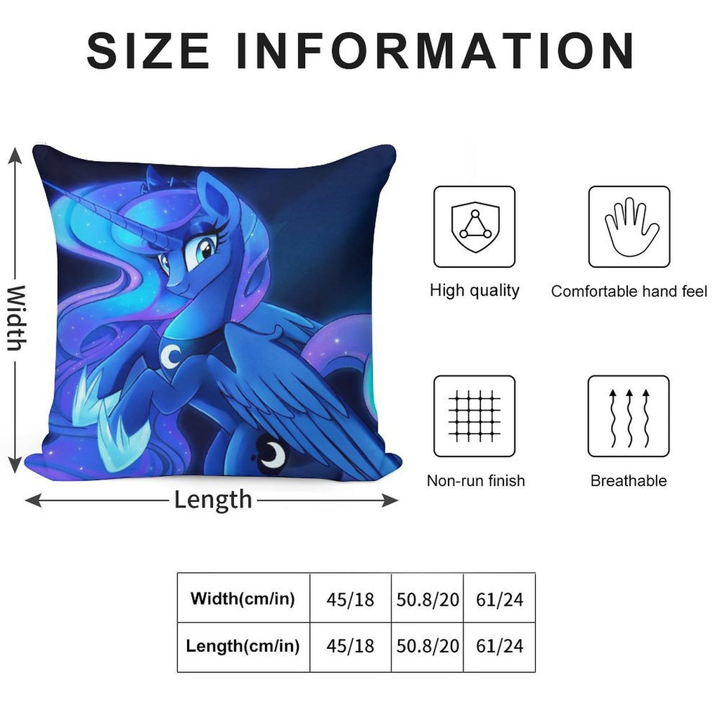 Princess Luna Soft Anti-Pilling Throw Pillow