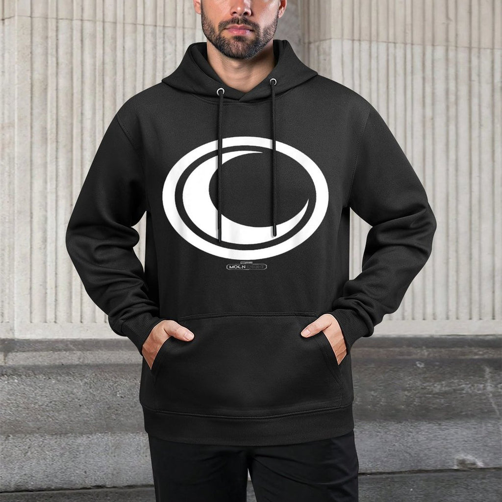 Marvel Moon Knight Crescent Moon Icon Light Easy Care Hoodie