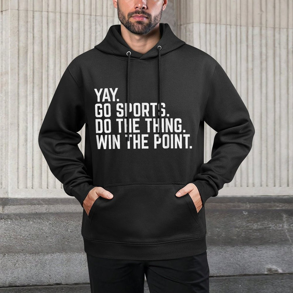 Go Sports Do The Thing Win The Points Team Fans Crew Customizable Surface Hoodie