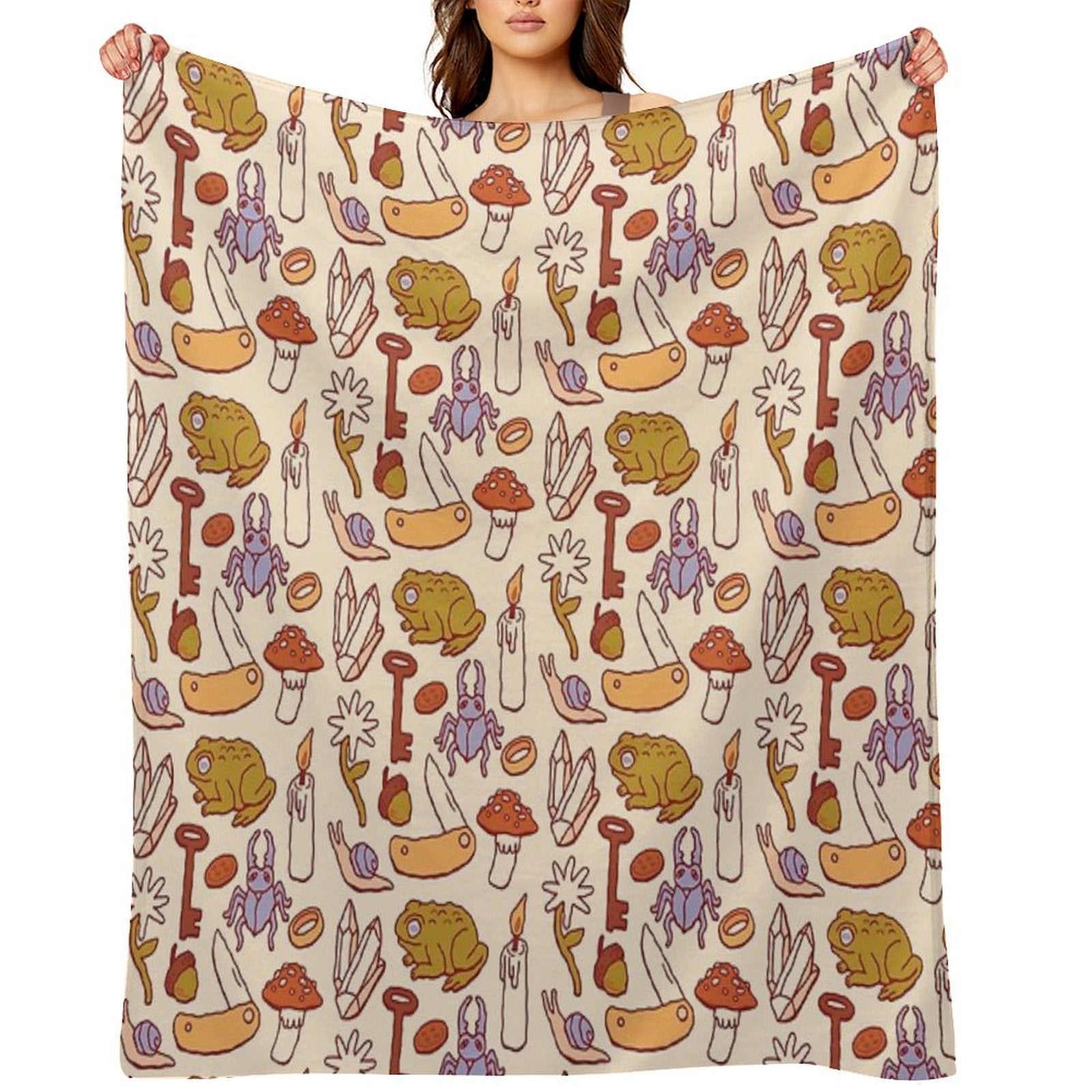 Trinkets & Treasures Lightweight Throw Blanket