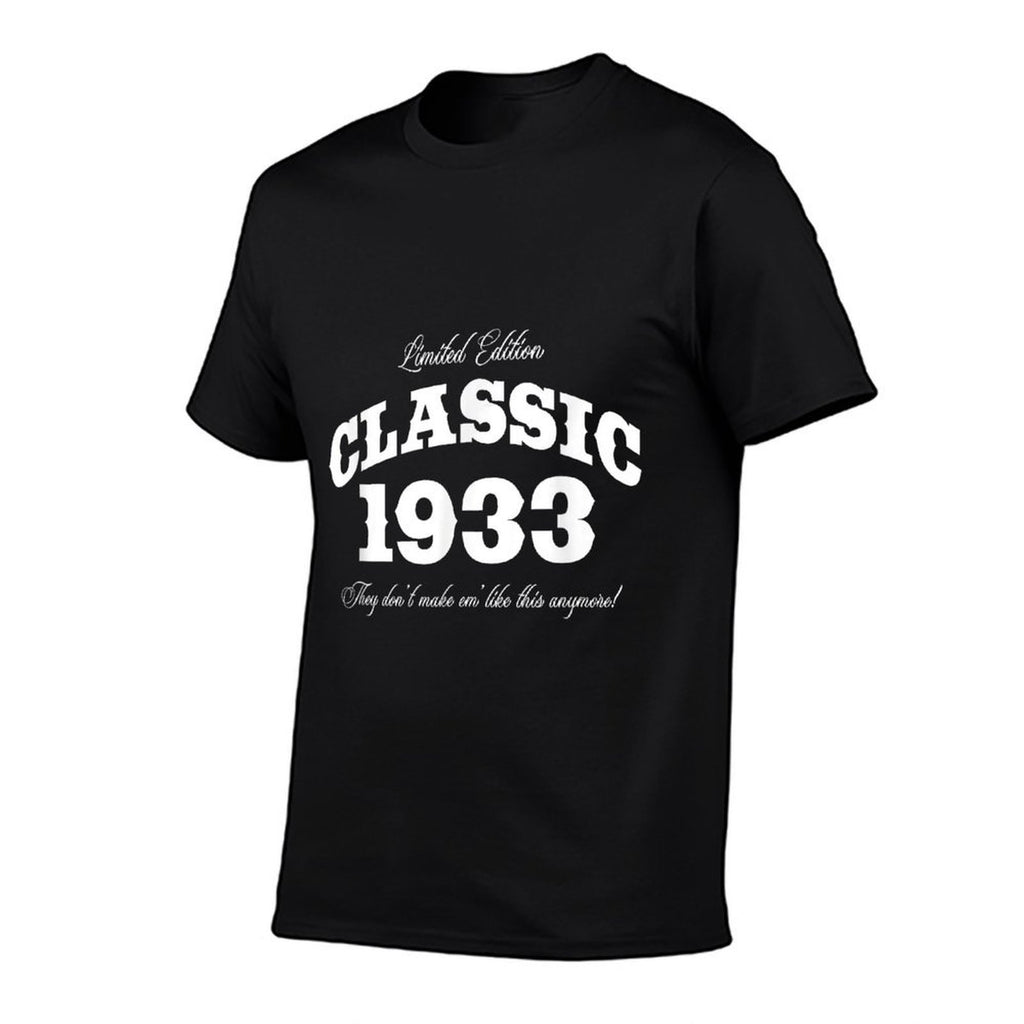 92 Year Old Vintage Classic Car 1933 92nd Birthday  Classic T-Shirt