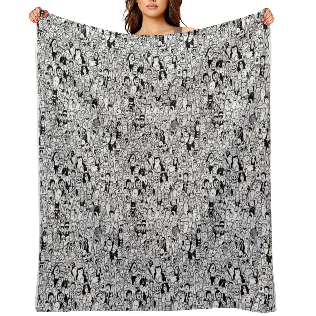 What Inspires You - Pattern All-season Throw Blanket