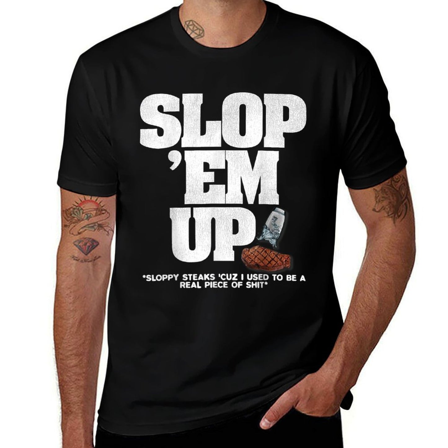 Vintage Sloppy Steaks I Think You Should Leave  Odor-resistant T-Shirt