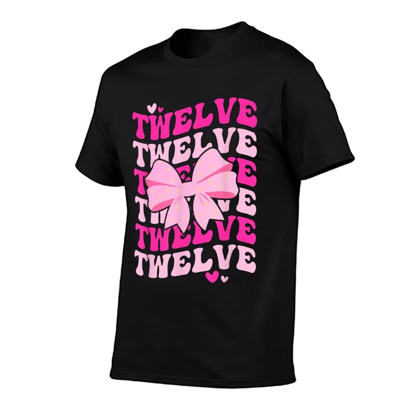 12th Coquette Birthday Party Twelve Year Old Coquette Bow  Polyester Blend T-Shirt