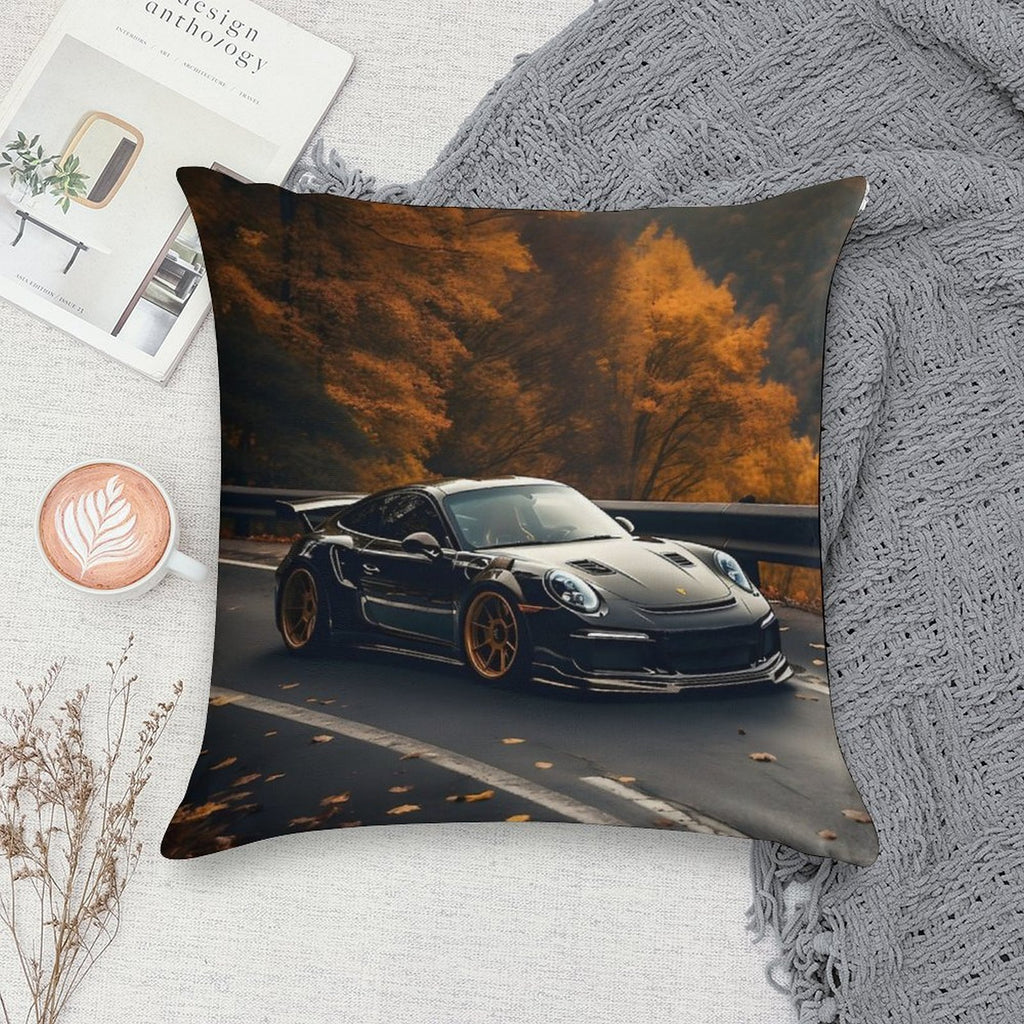 Porsche GT3 RS Soft Durable Construction Throw Pillow
