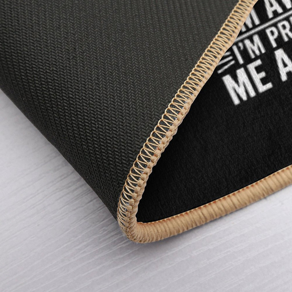 Cute Giraffe Quote Graphic Saying Zoo I Love Giraffes  Repositionable Bath Mat