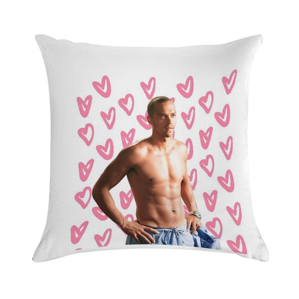 Avery (Jesse Williams) Soft Gift Ready Throw Pillow