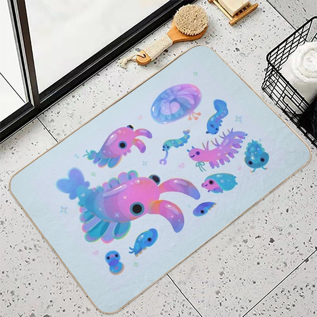 Cambrian Baby - Pastel  Repositionable Bath Mat