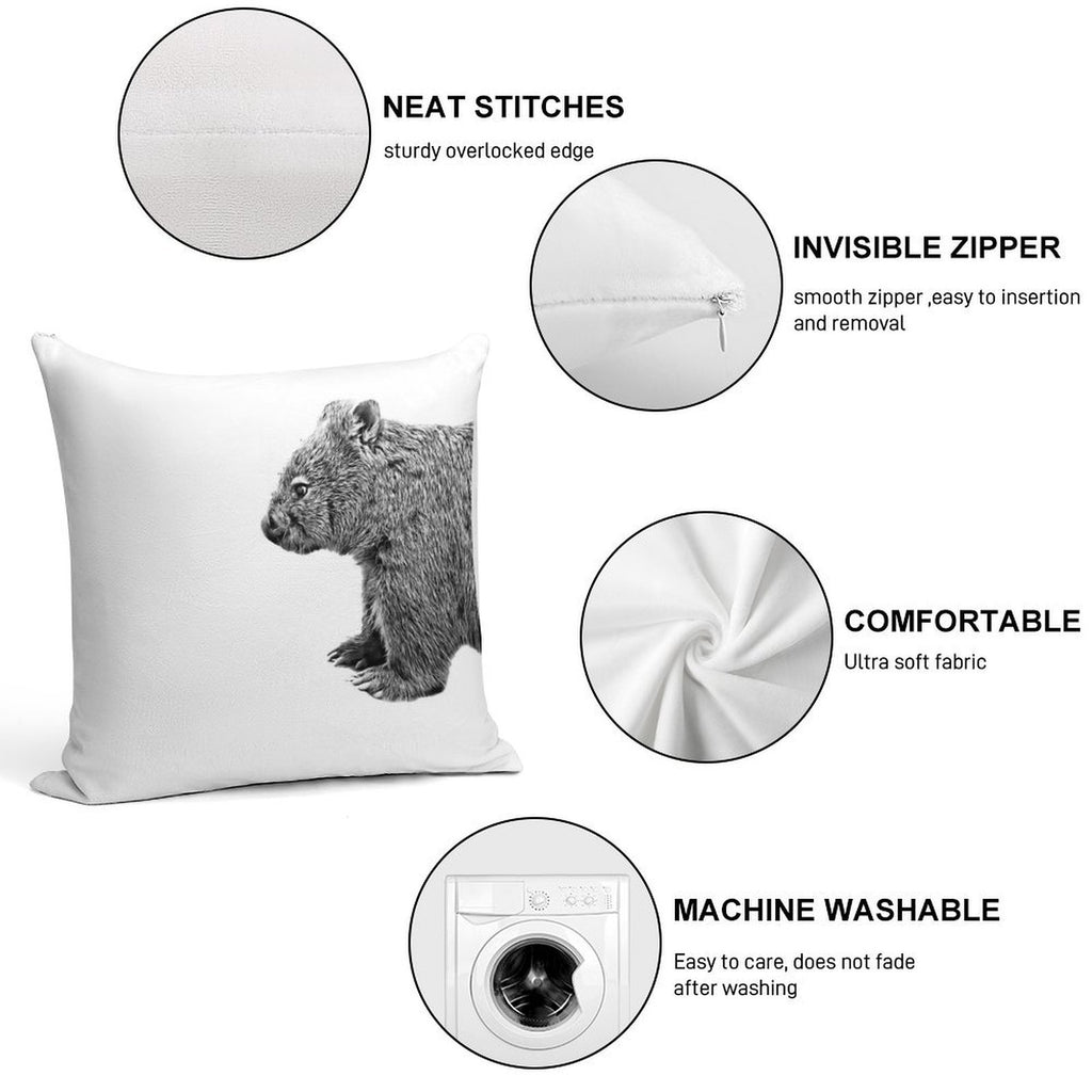 WombaT Soft Gift Ready Throw Pillow