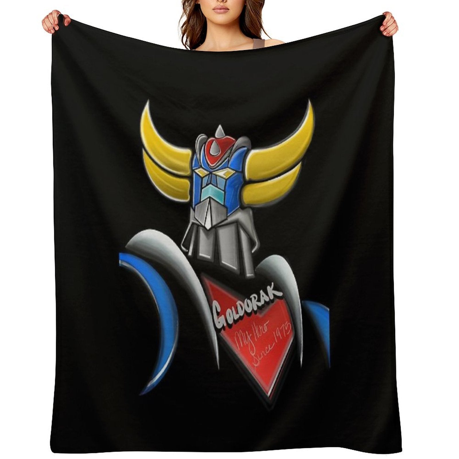 Goldorak, Grendizer, Vintage Goldorak Versatility Throw Blanket
