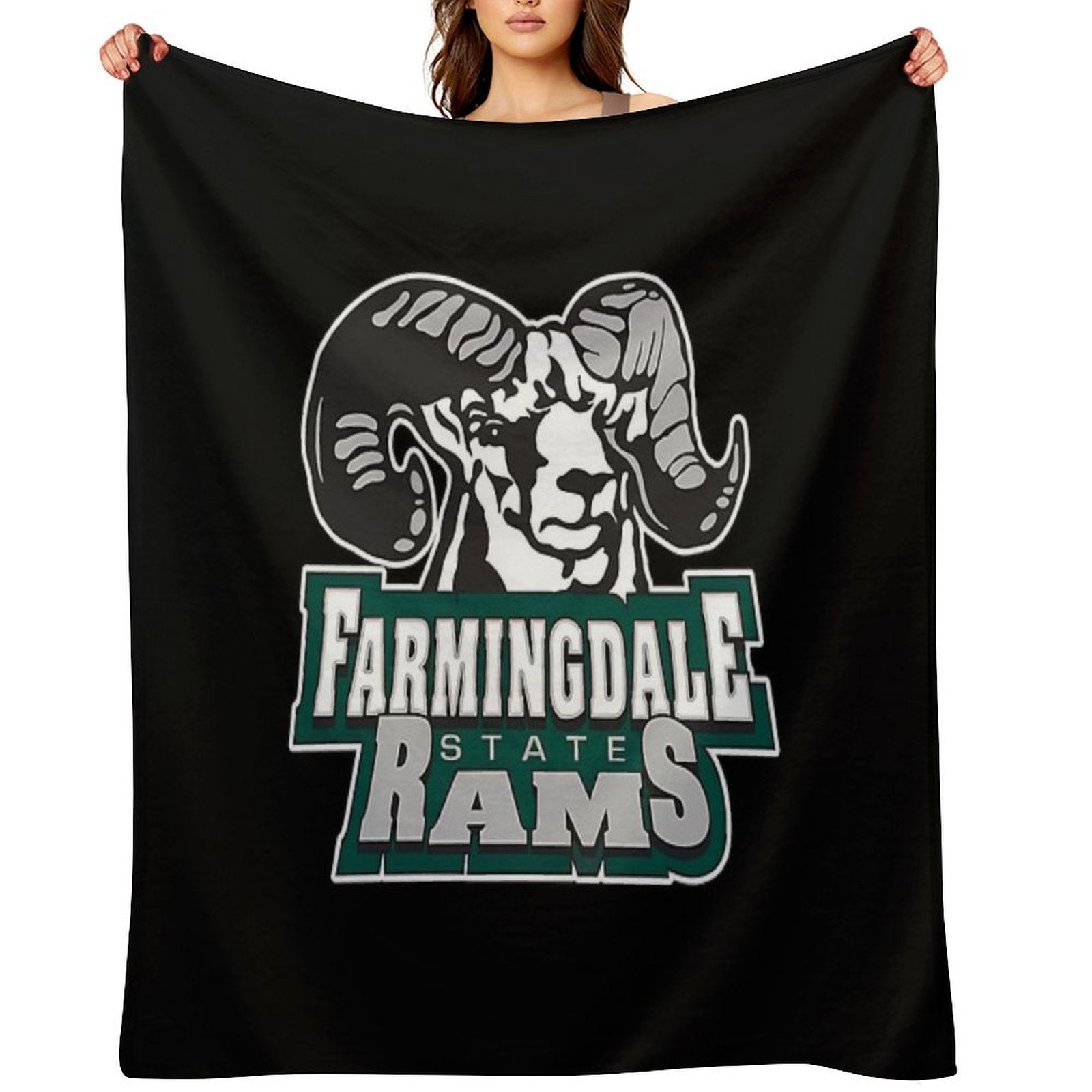 Farmingdale State College Wrinkle-free Throw Blanket