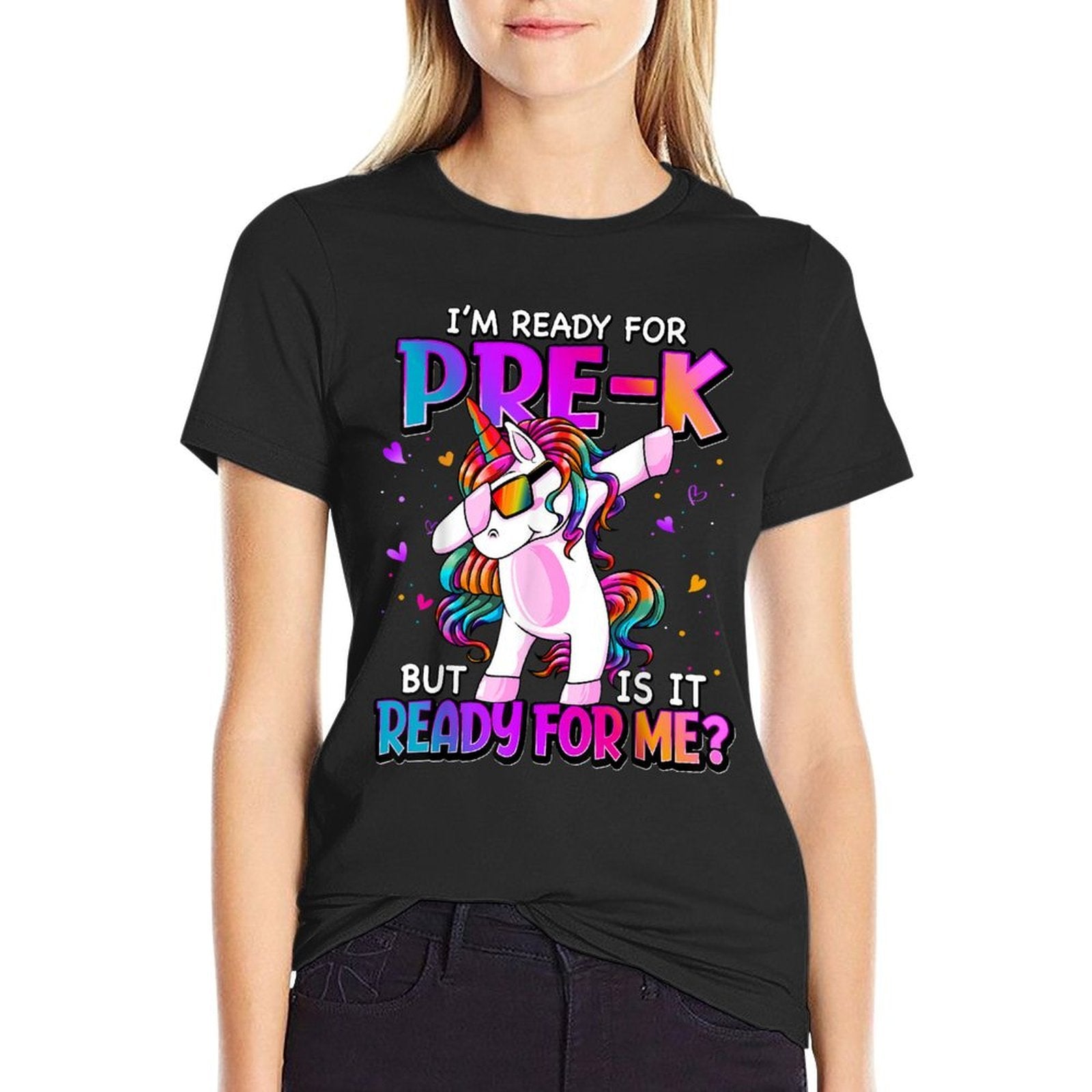 Im Ready For Pre-K Back To School Pre-K Girls  Easy-care T-Shirt