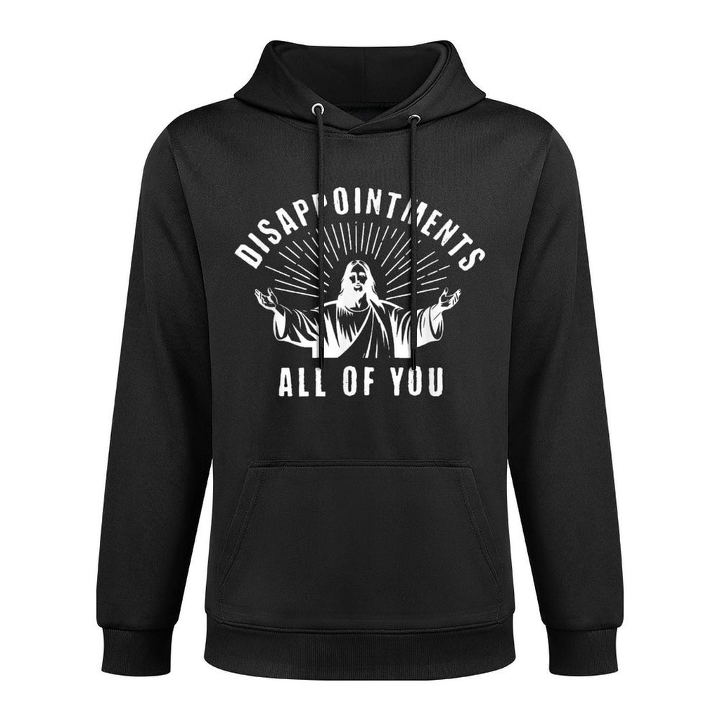 Funny Jesus Christian Anti-Religion Adult Humor Jesus Meme Relaxed Fit Hoodie