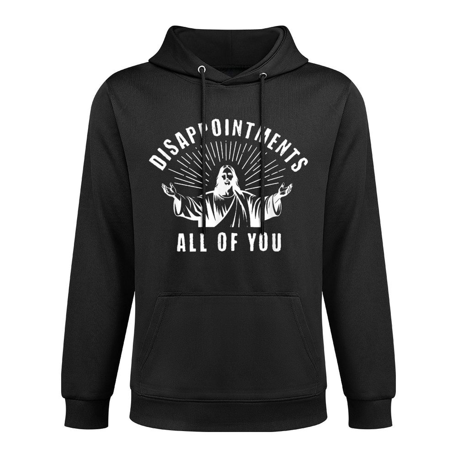 Funny Jesus Christian Anti-Religion Adult Humor Jesus Meme Relaxed Fit Hoodie