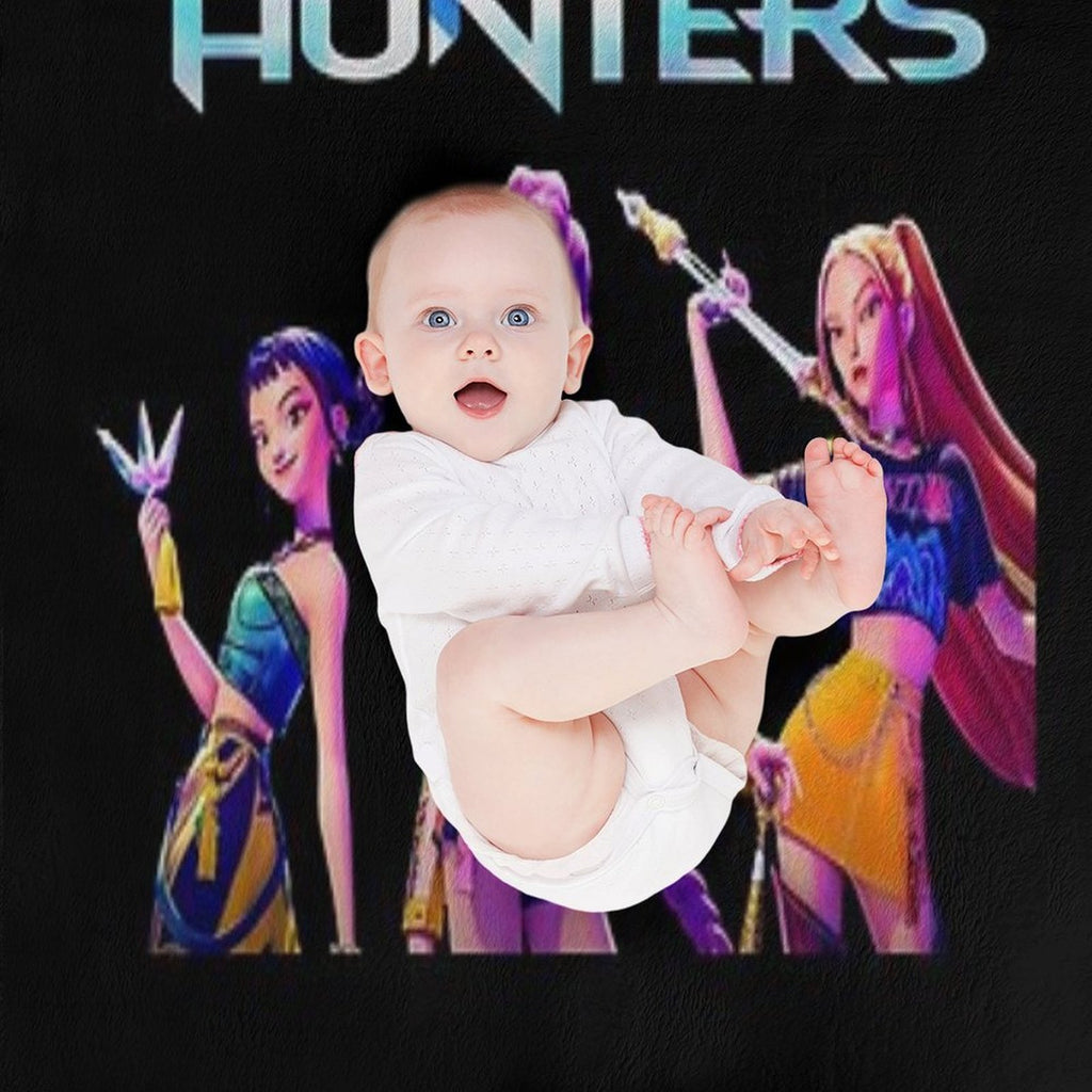 KPOP Demon Hunters Easy Care Throw Blanket