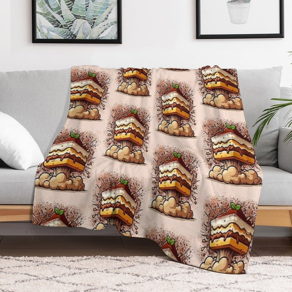 Exploding Tiramisu Multi-functional Throw Blanket