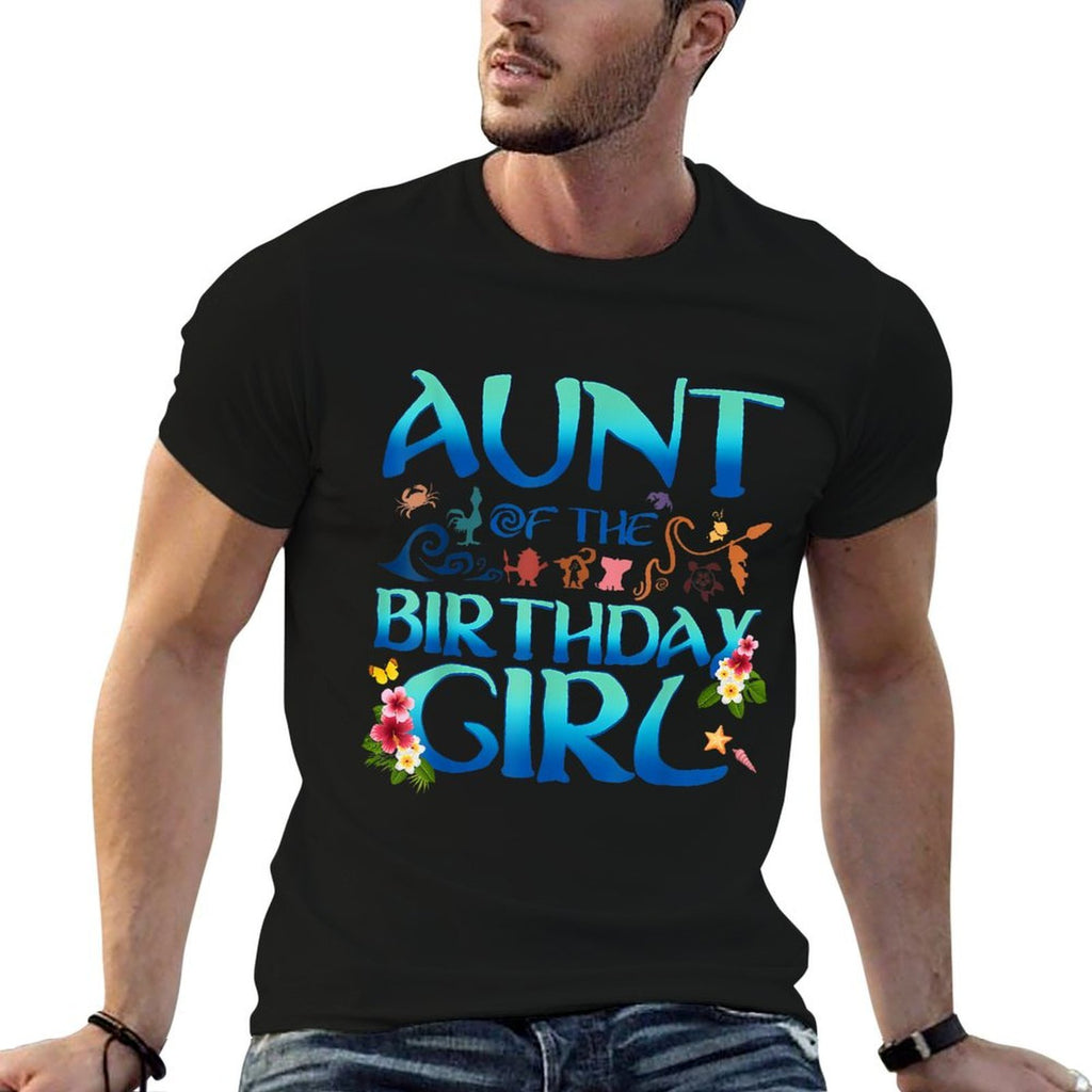 Aunt Of The Birthday Girl Matching Oceania Adventure Family  Versatile T-Shirt