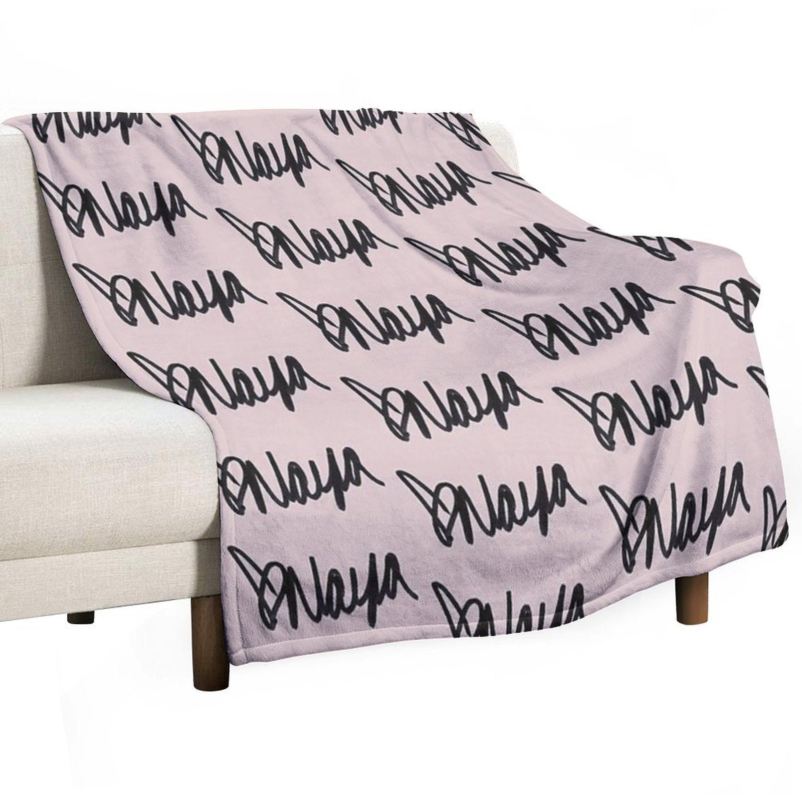 Naya Rivera Autograph Machine-washable Throw Blanket