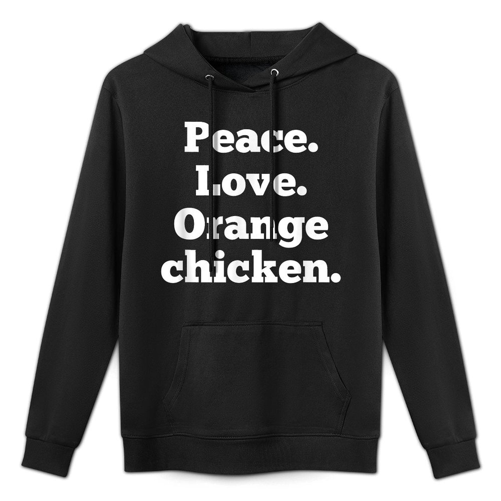 Funny Orange Chicken Chinese Food Lover Foodie Gift Meme Customizable Surface Hoodie