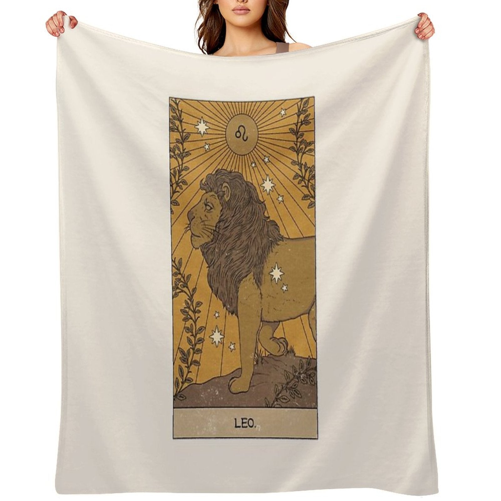 Leo Velvety-soft Throw Blanket