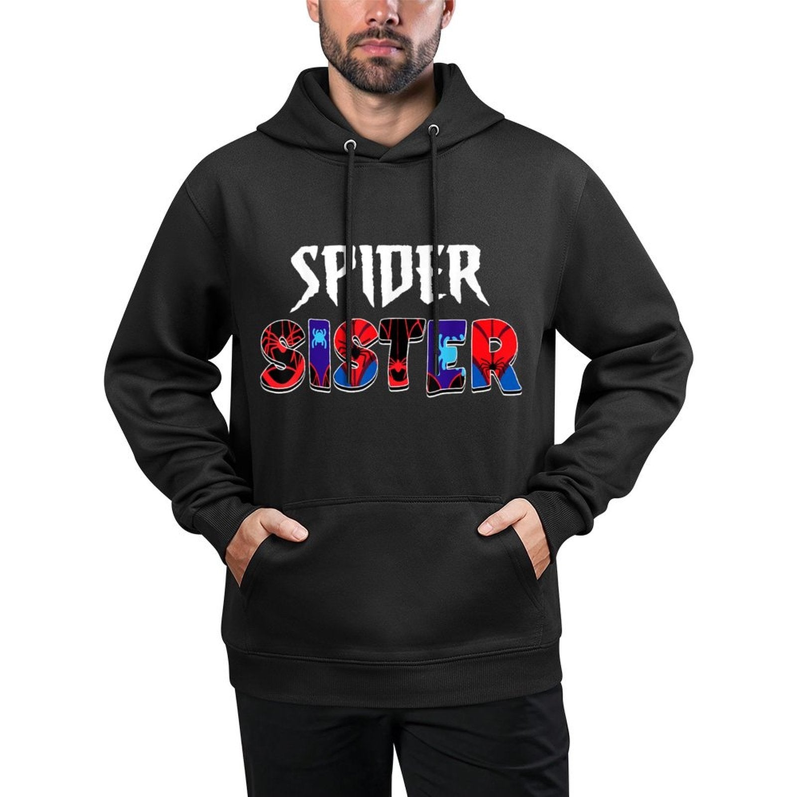 Birthday Party Spider Outfit Spider Sister Kids Girls Shrink-Resistant Hoodie