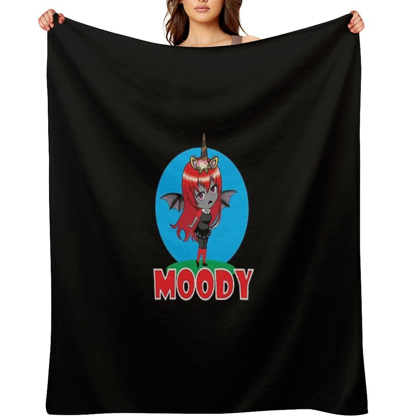 Iamsanna Moody Shrink-resistant Throw Blanket