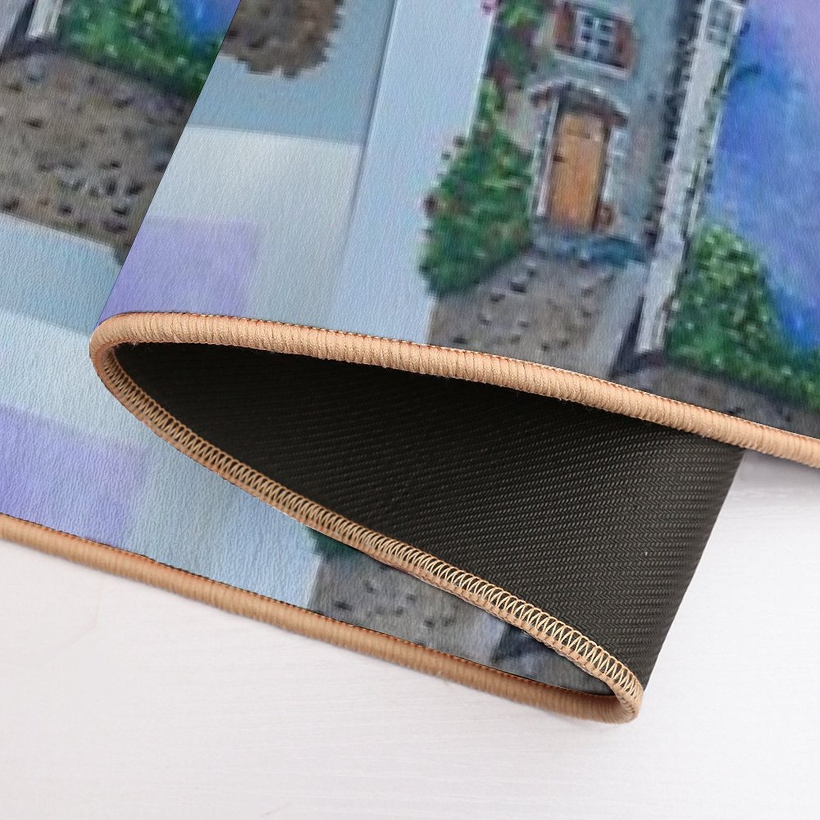 Bouganvillia Vista  Easy Maintenance Bath Mat