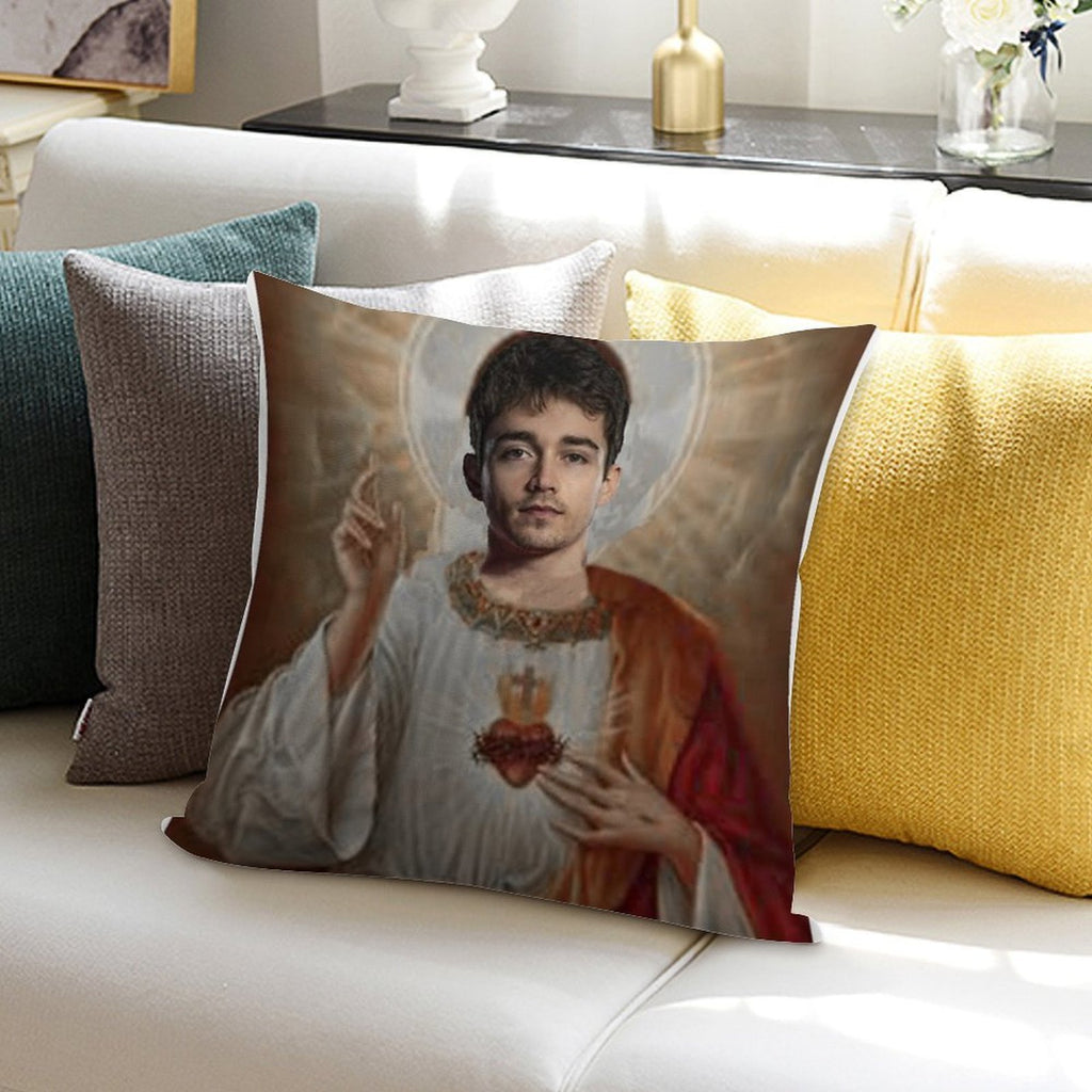 San Charles Leclerc Essential T-Shirt Soft Washable Throw Pillow