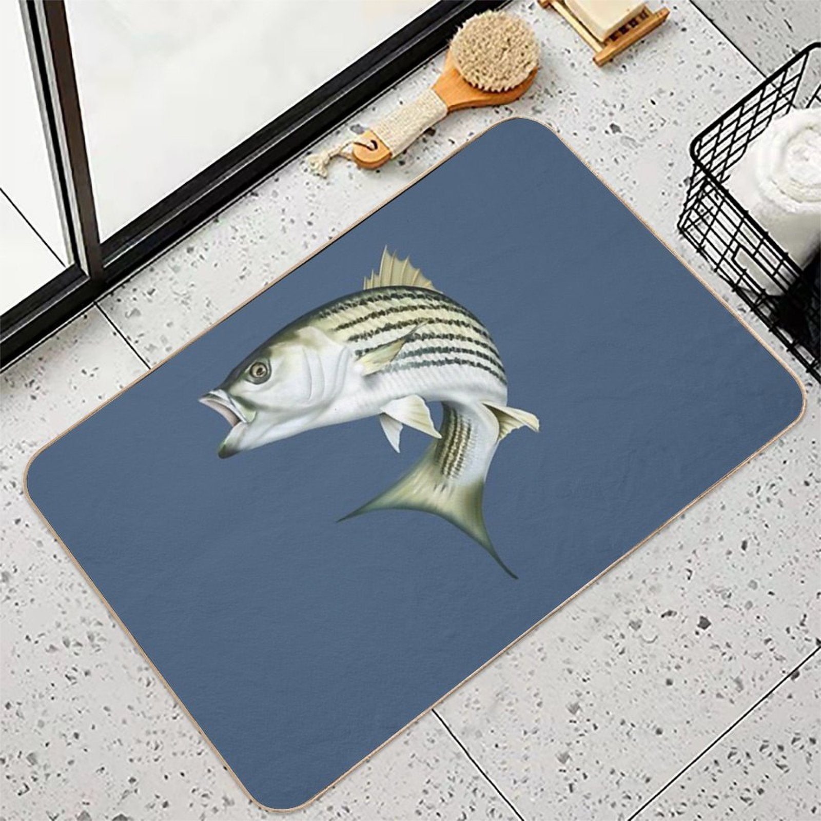 Striped Bass  Versatile Bath Mat
