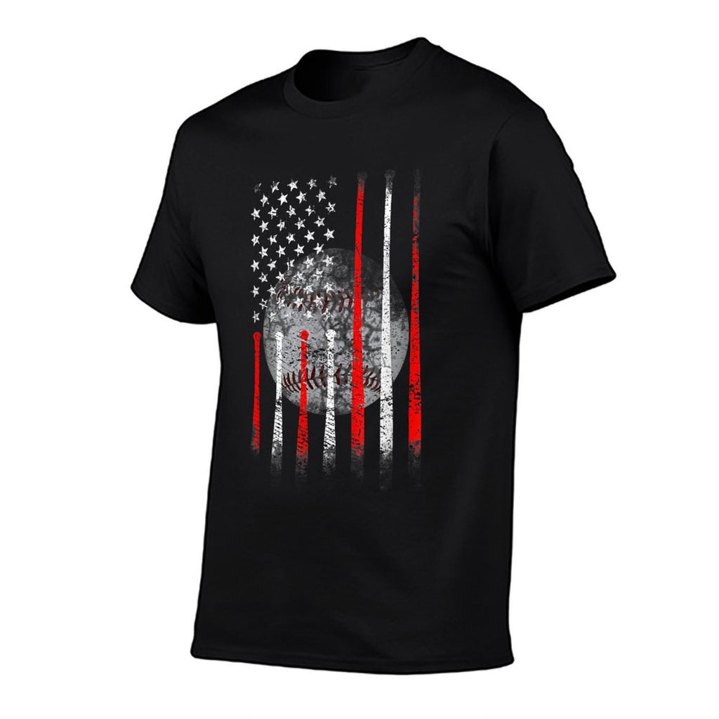 Baseball USA American Patriotic  Soft T-Shirt