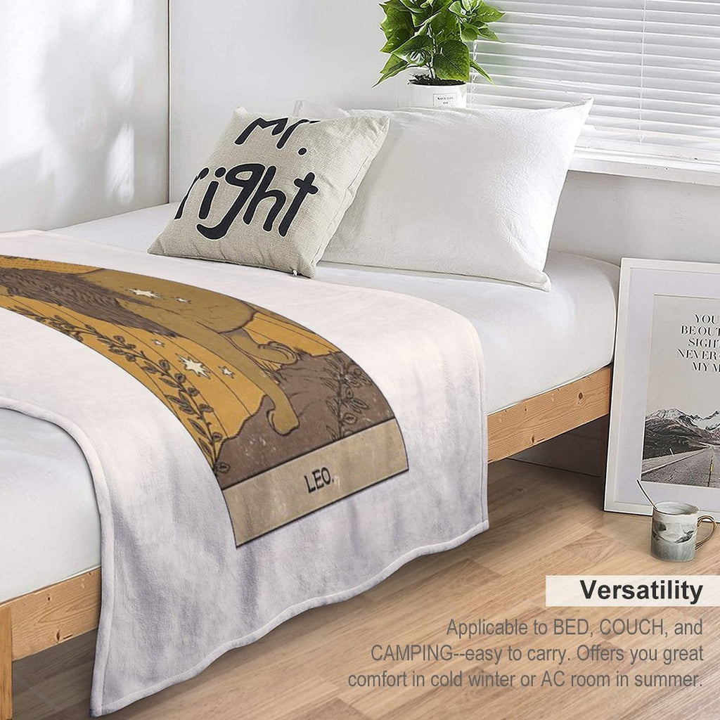 Leo Velvety-soft Throw Blanket