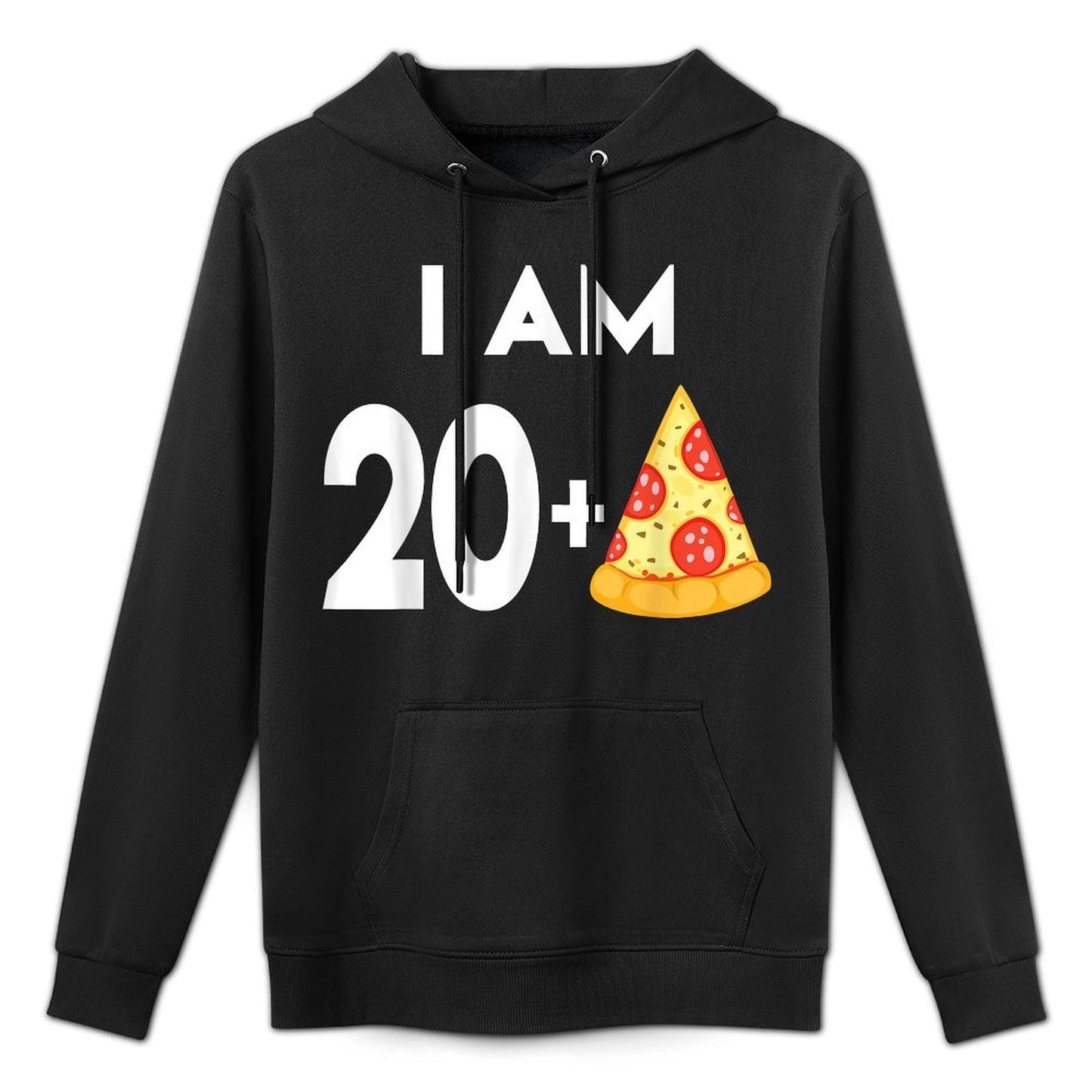 21 Years Old Pizza Gift 21st Birthday Shrink-Resistant Hoodie