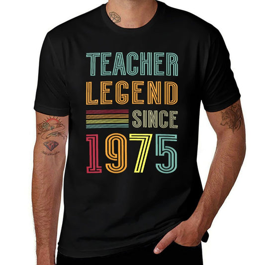 Womens Teaching Legend 1975 50 Years School 50th Birthday Teacher  Affordable Price T-Shirt