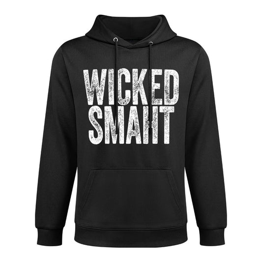 Wicked Smaht Boston Massachusetts Shirt Sweatshirt Shrink-Resistant Hoodie