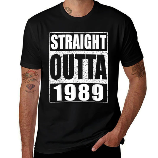 Straight Outta 1989 35th Birthday  Slim-fit Cut T-Shirt