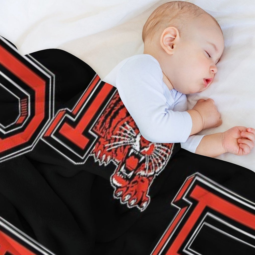 Vintage Princeton BIG P Tiger Mascot Premium Throw Blanket