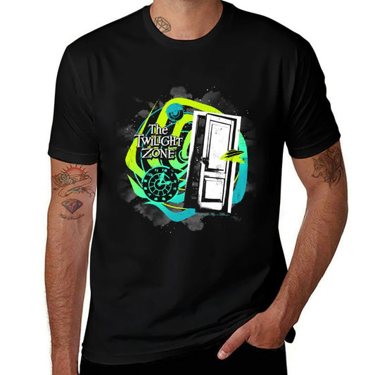 The Twilight Zone Galactic Mystery Logo  Graphic-printed T-Shirt