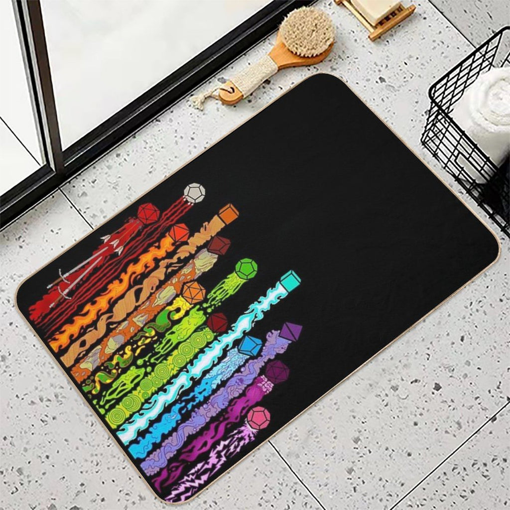 Damage Dice  Fade-Resistant Bath Mat