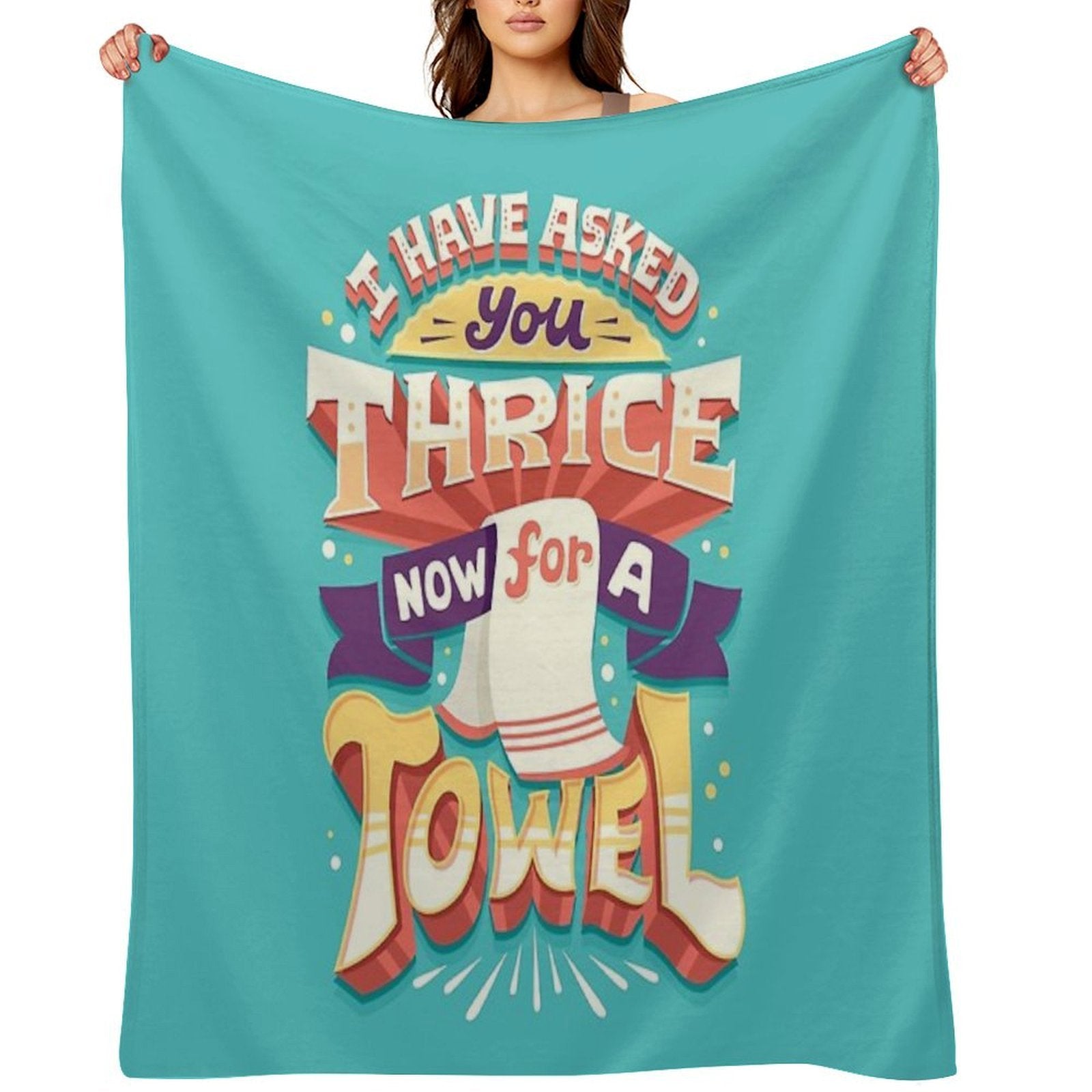 I Have Asked You Thrice Premium Throw Blanket