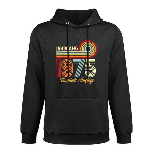 Vintage Limited Edition 50th Birthday Man Woman Medium-Weight Fabric Hoodie