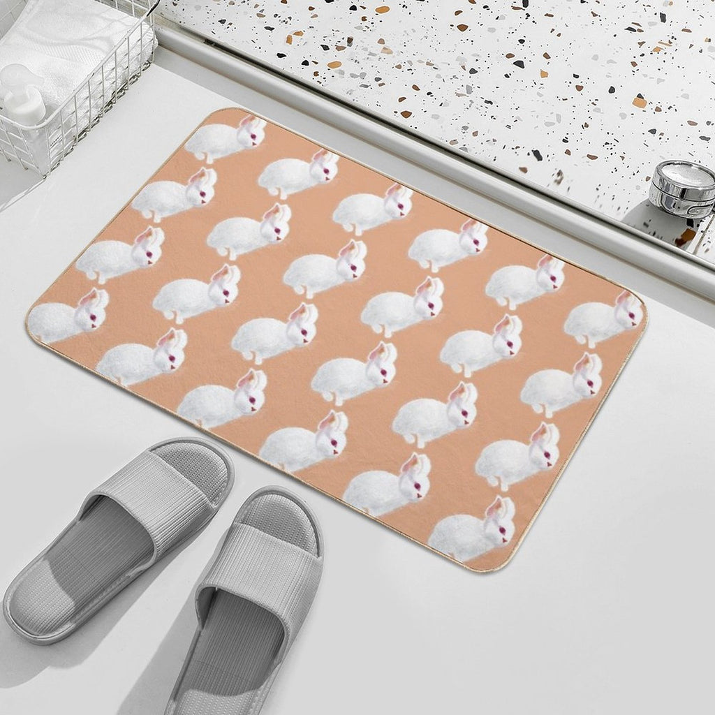 Cute Rabbit  High-Traffic Bath Mat