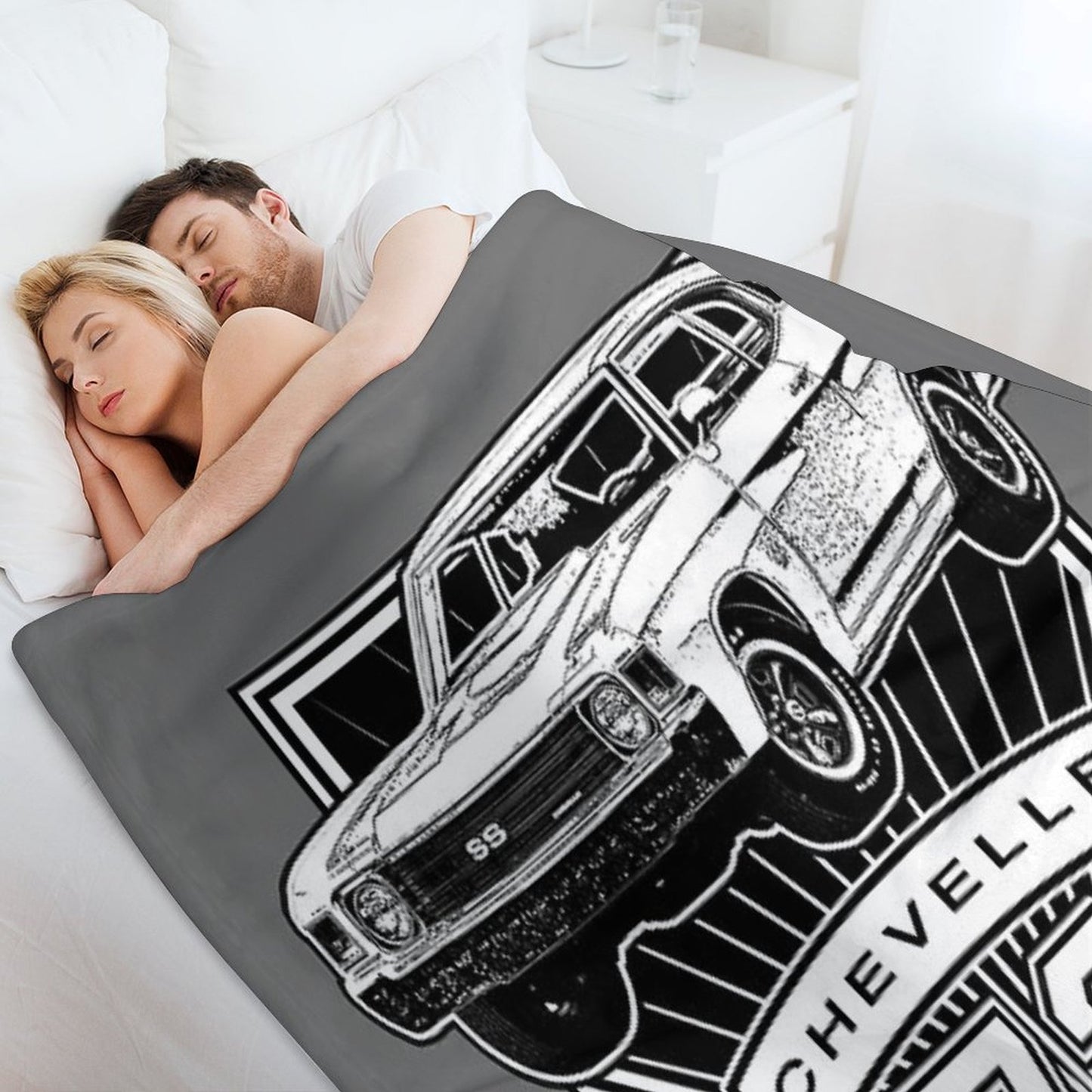 1972 Chevelle Shrink-resistant Throw Blanket