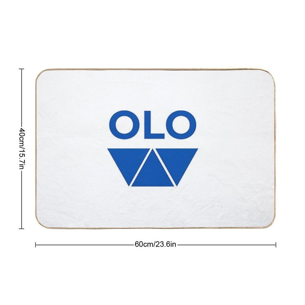 OLO Logo (Blue)  Toxin-Free Bath Mat