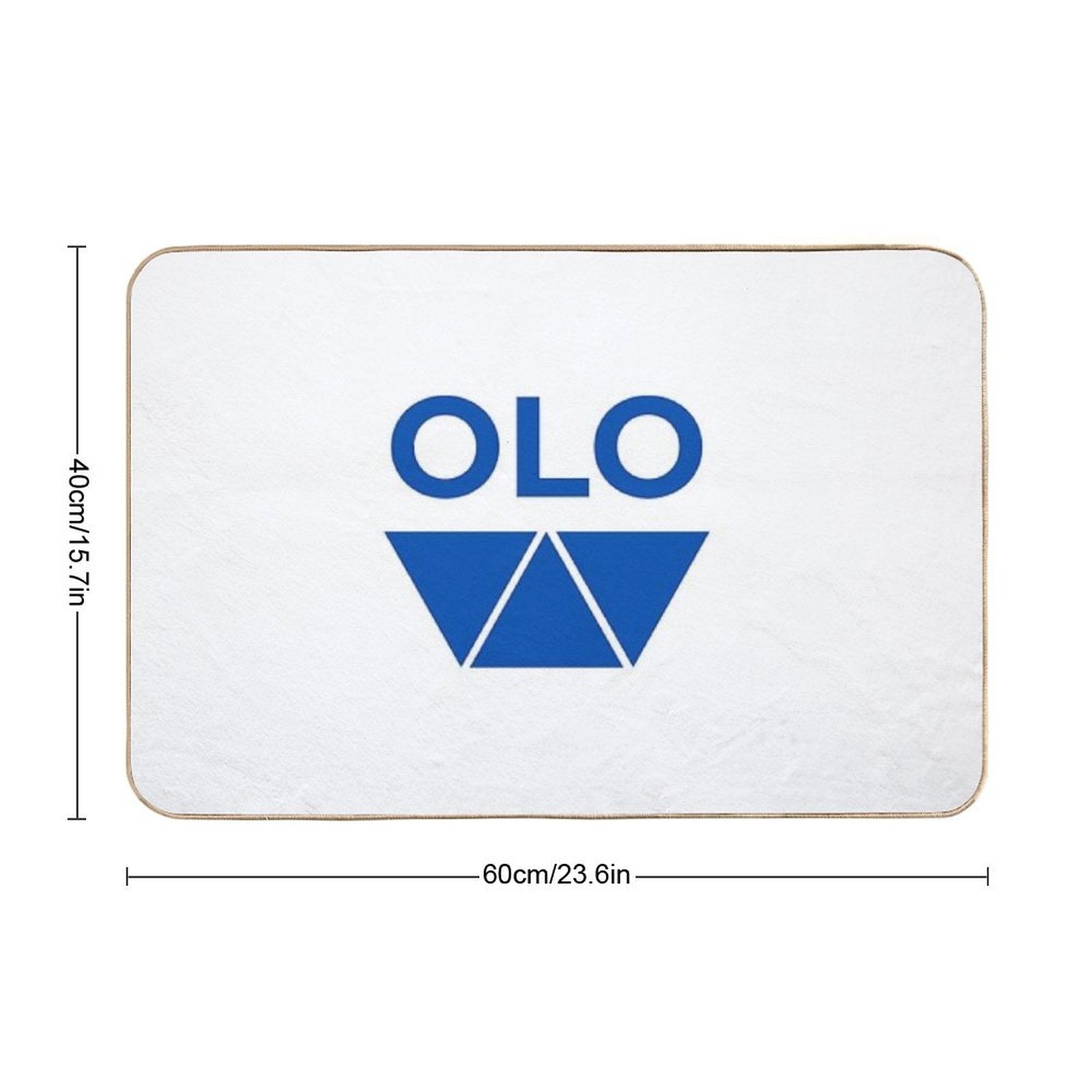 OLO Logo (Blue)  Toxin-Free Bath Mat