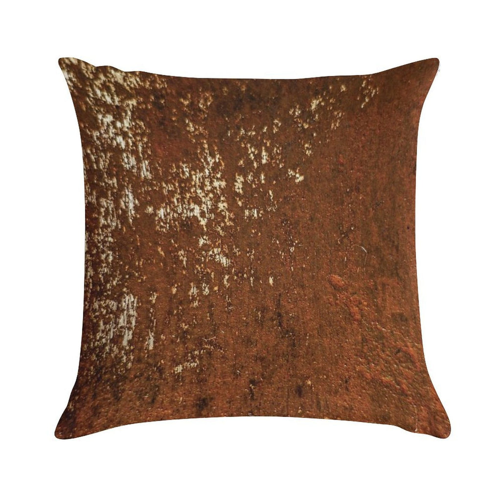 Rust 3 Soft Anti-Pilling Throw Pillow