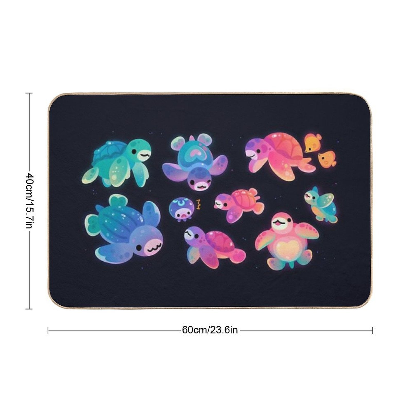 Sea Turtle  Anti-Trip Bath Mat