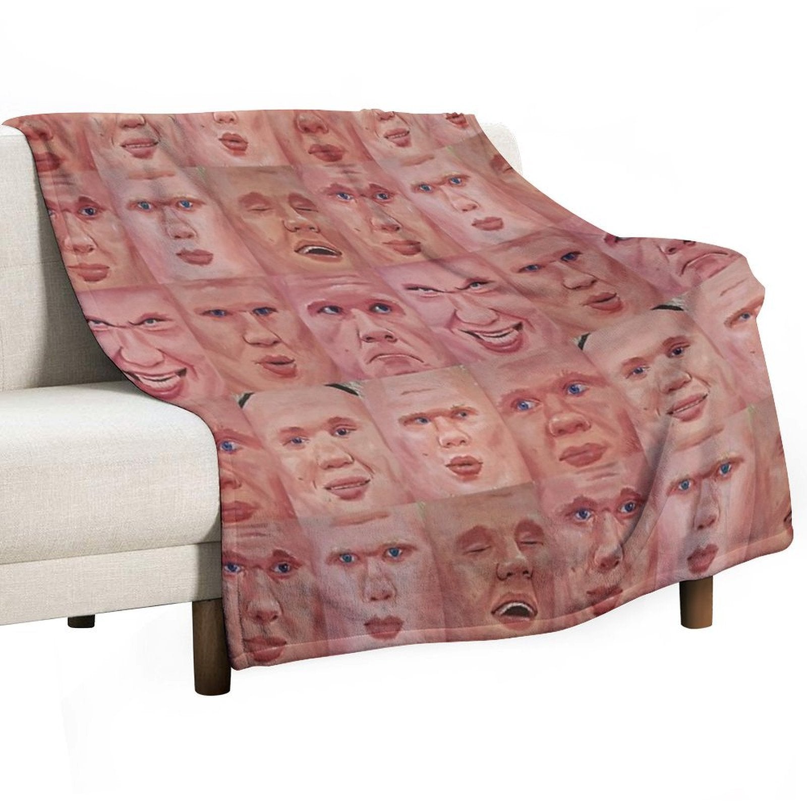 Erling Haaland Pattern Lightweight Throw Blanket