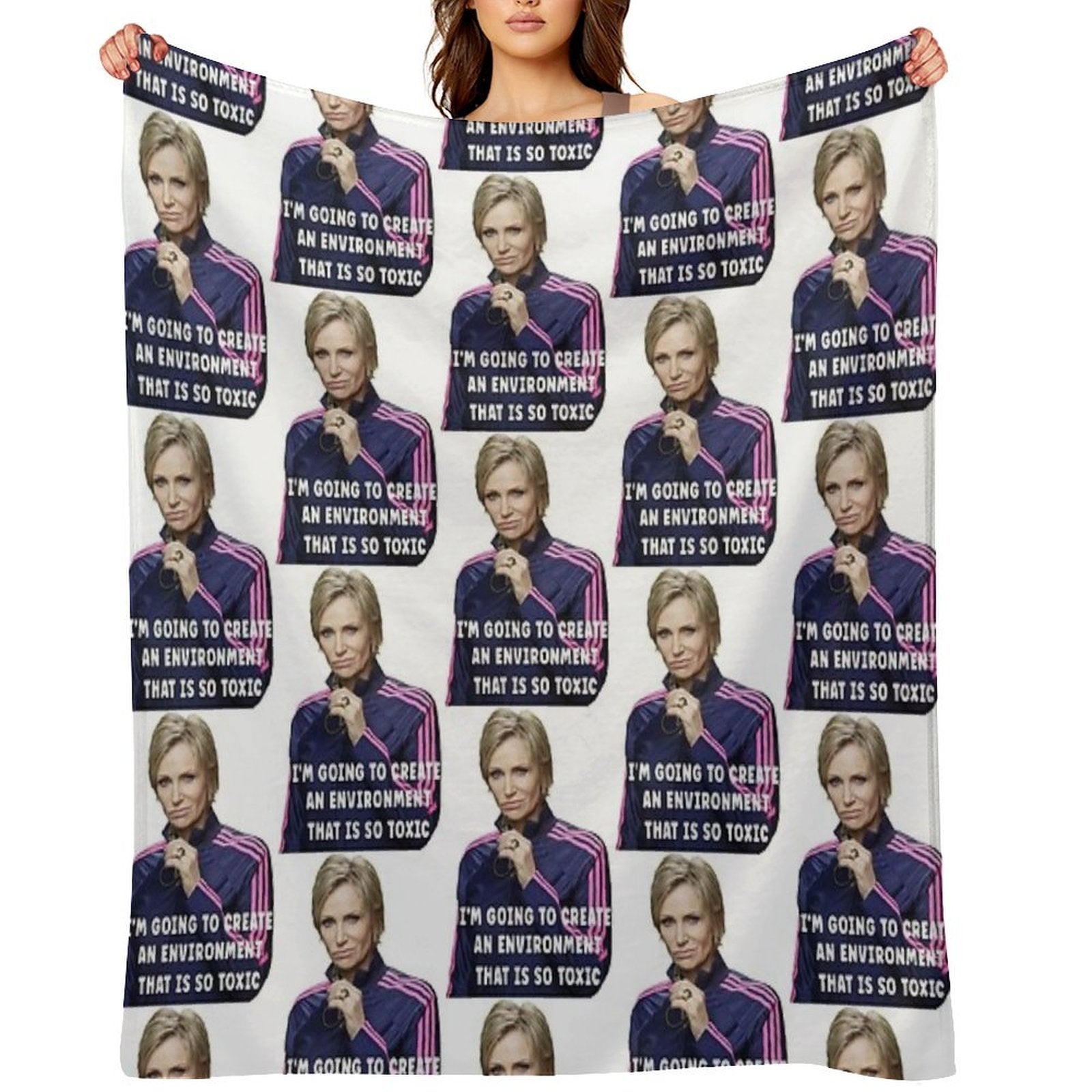 I'm Going to Create An Environment That Is So Toxic Easy Care Throw Blanket