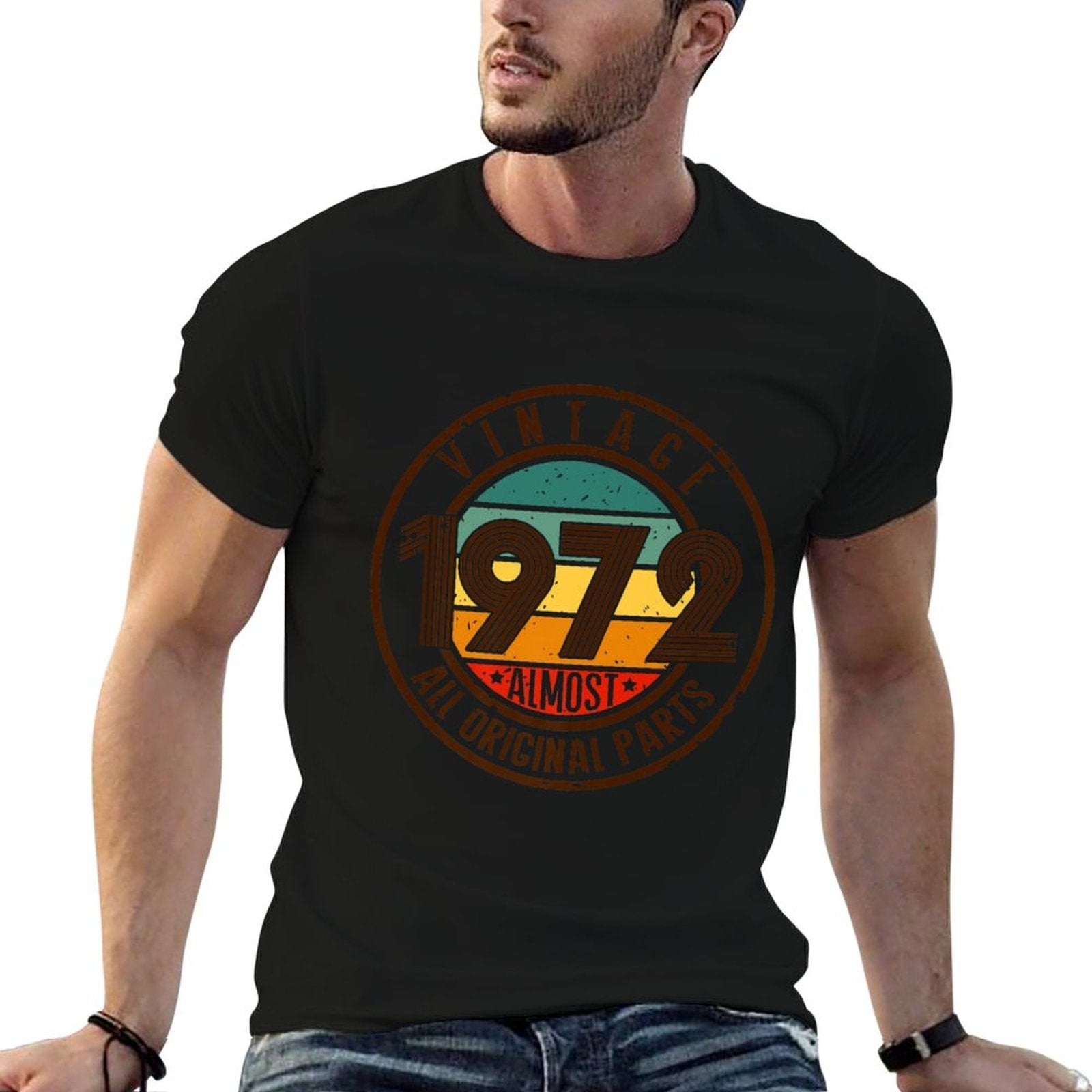 Vintage 1972 All Original Parts 50th Birthday 1972 Premium  Classic T-Shirt