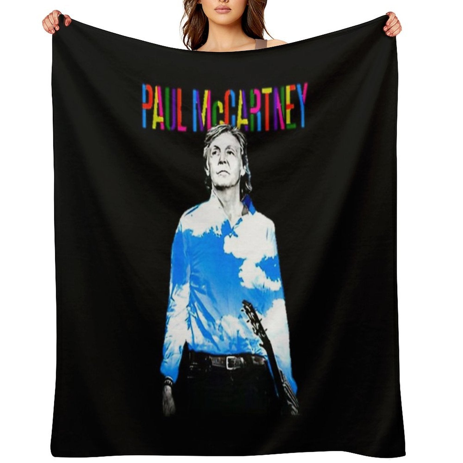 Paul McCartney Plush Throw Blanket